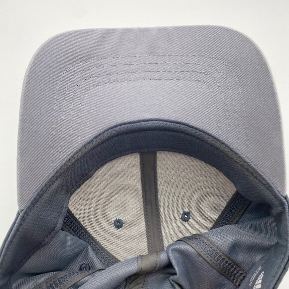 Adidas Aeroready Hat Cap Strap Back Gray One Size Adjustable Golf Tennis Running - Picture 10 of 10